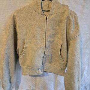Kids Gray Hoodie Jacket